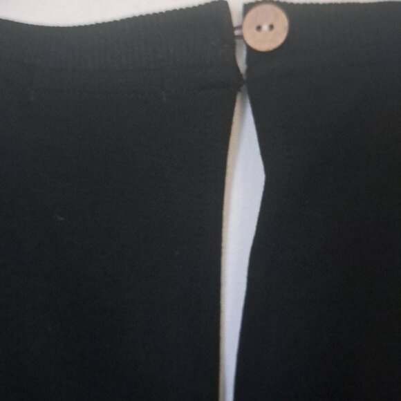 Ofeefan cap sleeves, drawstring. Crewneck, Black Romper  Size 16 XL - Picture 6 of 10